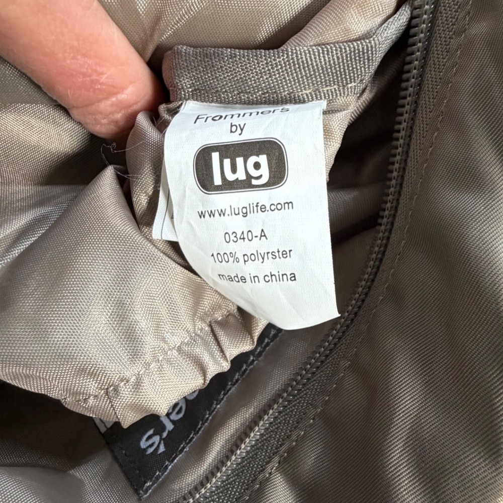 Frommer's by Lug‎ Gray Nylon Crossbody Travel Messenger Bag 0340-A - Picture 4 of 9